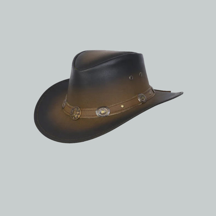 Leather Aussie Bush Hat