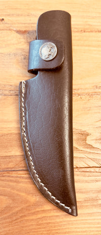 dark brown knife sheath