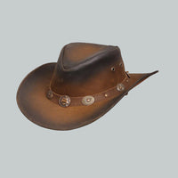 brown Aussie Bush Cowboy Style Classic Western hat