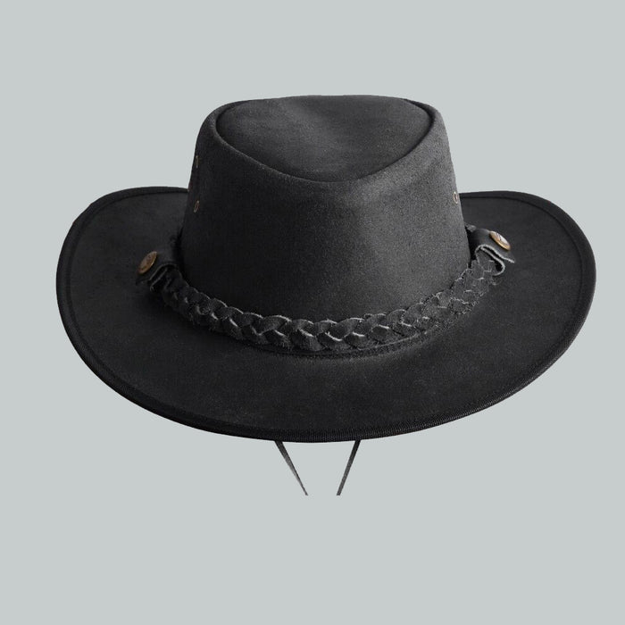 Safari Outback Traveler Leather Hat